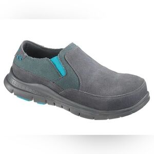 Hytest WOMEN'S BLAKE STEEL TOE SLIP ON - Grey Sz 8.5